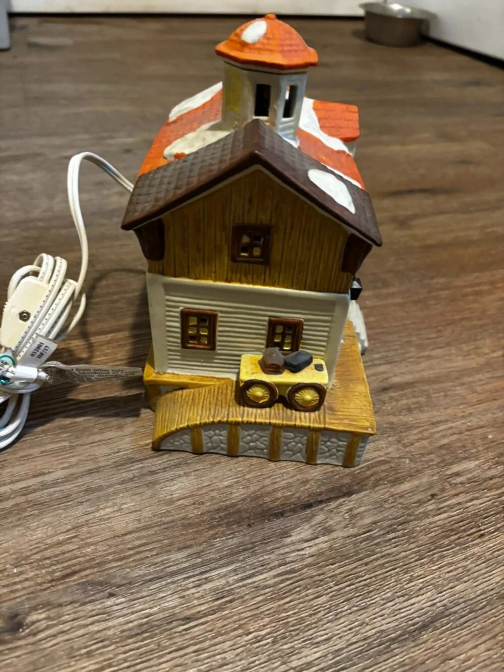 Noma Christmas village light up house Train Station